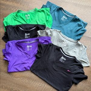 Nike Dri-FIT V-Neck Bundle of Six Short Sleeve